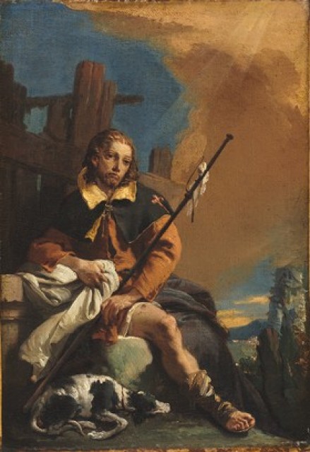 Saint Roch as a Pilgrim